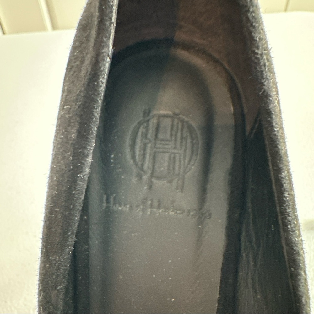 EUC House of Harlow 1960 Diana Black Suede Pointed Heels Size 8.5 Womens Pumps - Picture 2 of 6